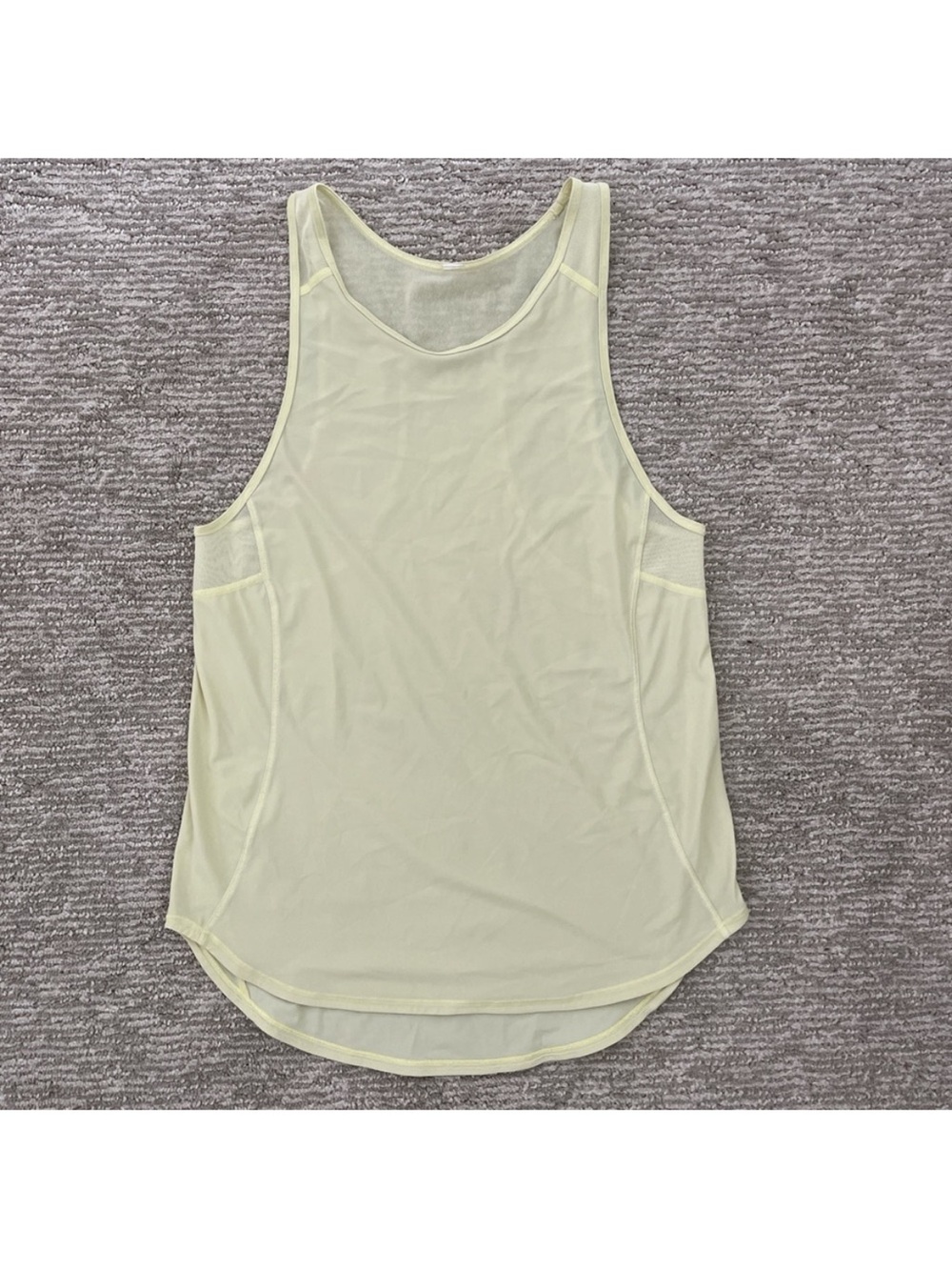 Lululemon Sculpt Tank II in Lemon Ice